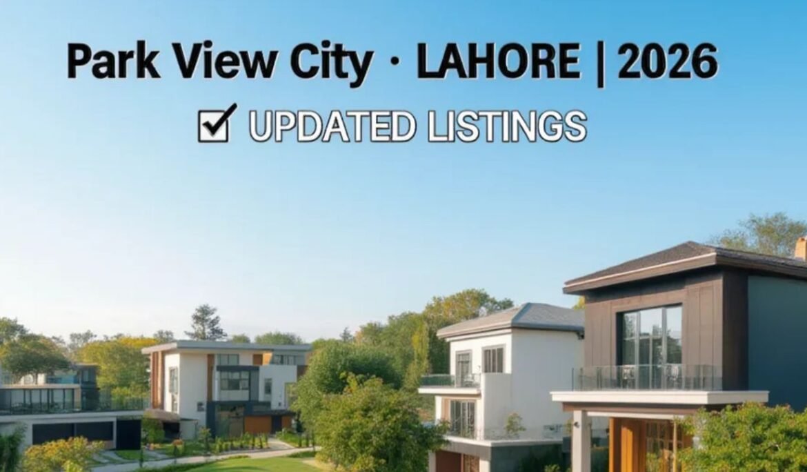 Homes for Sale in Park View City Lahore